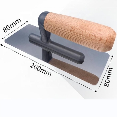Profi-Gipspulpe aus Kohlenstoffstahl mit Holzgriff und 0,7 mm Blattdicke