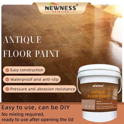 Wasserdichte und rutschfeste Acryl-Epoxypolyurethan-Bodenfarbe für Beton 20 kg/BUCKET