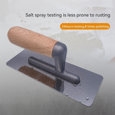 80*200*80 Trowel mit quadratischen Zähnen und Holzgriff