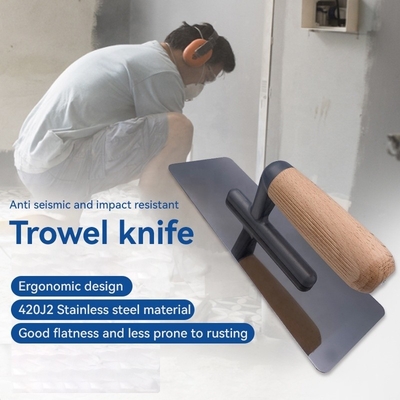 80*200*80 Trowel mit quadratischen Zähnen und Holzgriff