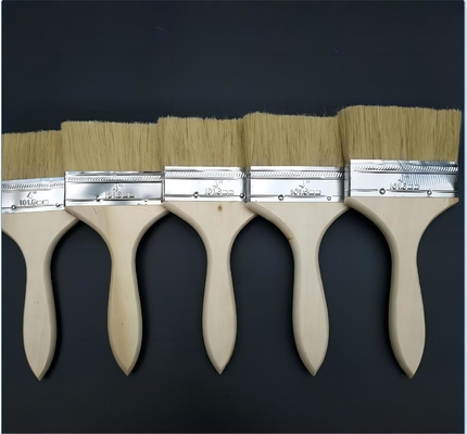 Akzeptabel OEM Doppelfarbige Synthetische Filament Wandfarbe Roller Bürste Set von 6 Ölfarbe Bürsten