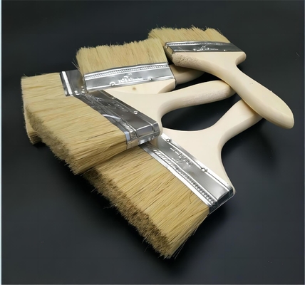 Akzeptabel OEM Doppelfarbige Synthetische Filament Wandfarbe Roller Bürste Set von 6 Ölfarbe Bürsten