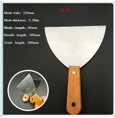 Anpassbares Logo Trockenwand Glättung Spatula Skimming Blades Set 0,7 mm Blattdicke