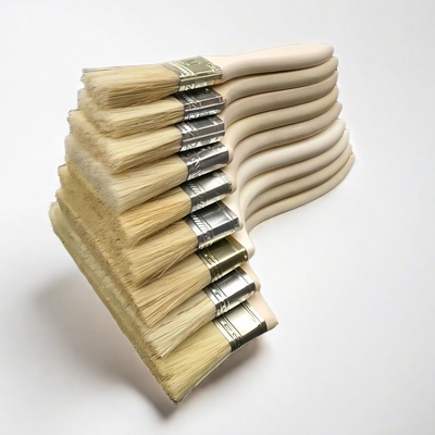 Mauermalerei mit benutzerdefiniertem Logo Holzgriffe Farbbbürsten mit Edelstahlschrauben
