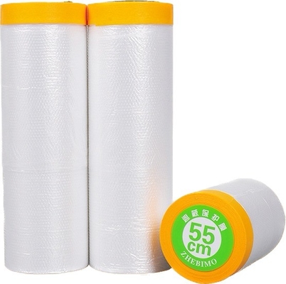 Wasseraktivierter vorgepfiffter Maskierungsfilm Breite 30cm-300cm für einfaches und genaues Maskieren
