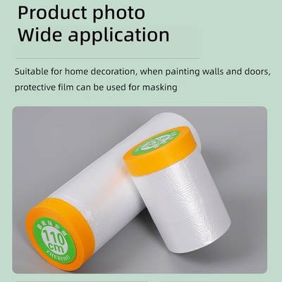 Wasseraktivierter vorgepfiffter Maskierungsfilm Breite 30cm-300cm für einfaches und genaues Maskieren