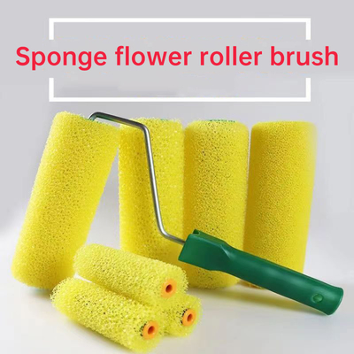 ODM-Unterstützung 4&quot;6&quot;8&quot; Sponge Draging Putty Painting Wandfarbe Werkzeuge mit Leinen Textur
