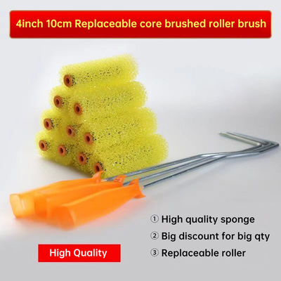 ODM-Unterstützung 4&quot;6&quot;8&quot; Sponge Draging Putty Painting Wandfarbe Werkzeuge mit Leinen Textur