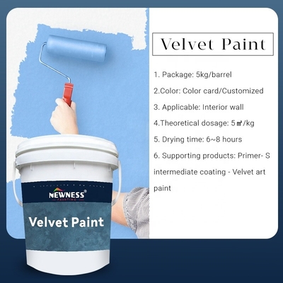 Verbessern Sie Ihre Wände mit ECO Non Oil Liquid Coating Wandfarbe Latexfarbe und Samt Art Farbe