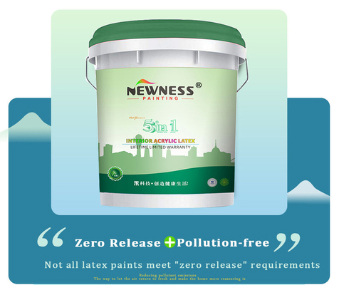 20 KG/BUCKET Advanced Interior Latex Farbe für Gebäudebeschichtung in Shunde NEWSESS Farbe