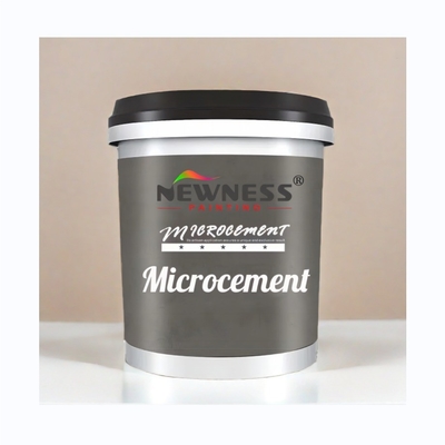 20 KG/BUCKET Volumen Mikrocement-Boden-Kit Hoch glänzende Oberfläche Langlebig Kratzfest