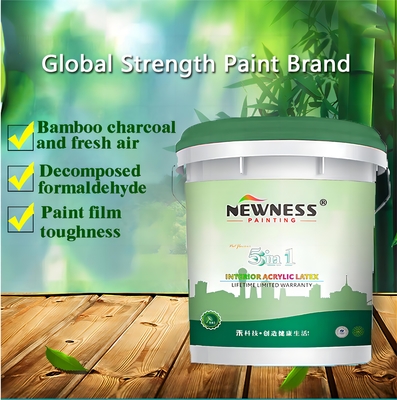Gesundes Indoor Emulsion Matt Farbe mit 20 kg/BUCKET Volumen und Zustand Flüssigkeitsbeschichtung