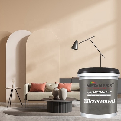 Dünnbeschichtung Stuck Textur Farbe Stand Wandmalerei mit glänzender Mikro-Zementbeschichtung