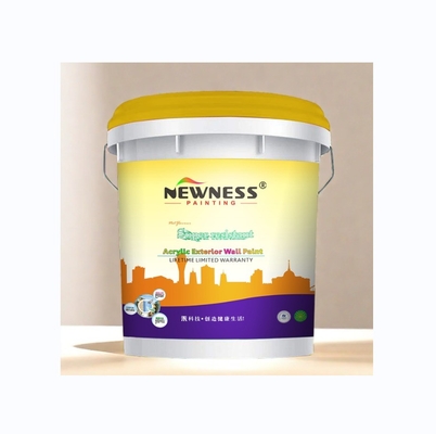 Glatte Acrylwandfarbe mit anti-Riss-Wettermantel und Acrylmaterial