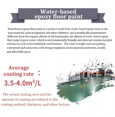 Farbenfrohe Epoxy-Flocken-Bodenbeschichtung mit Epoxyfarbe und selbstnivellierender Beschichtung