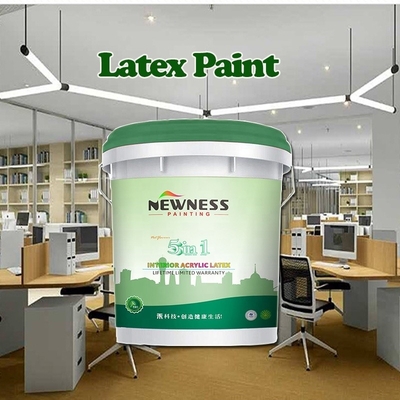 Weiße Emulsionsfarbe aus Acryl-Latex-Wandfarbe für Schlafzimmer/Wohnzimmer