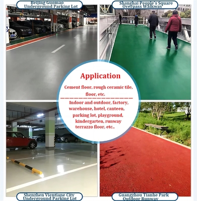 Epoxy-Floorfarbe mit wasserbasierter Zwischenwirkung