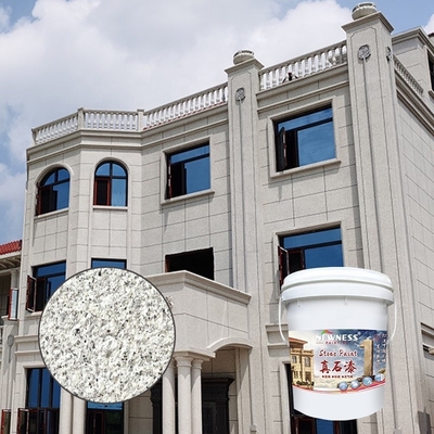 Umweltschonende marmorartige Baufarbe mit einer Haltbarkeit von 12 Monaten