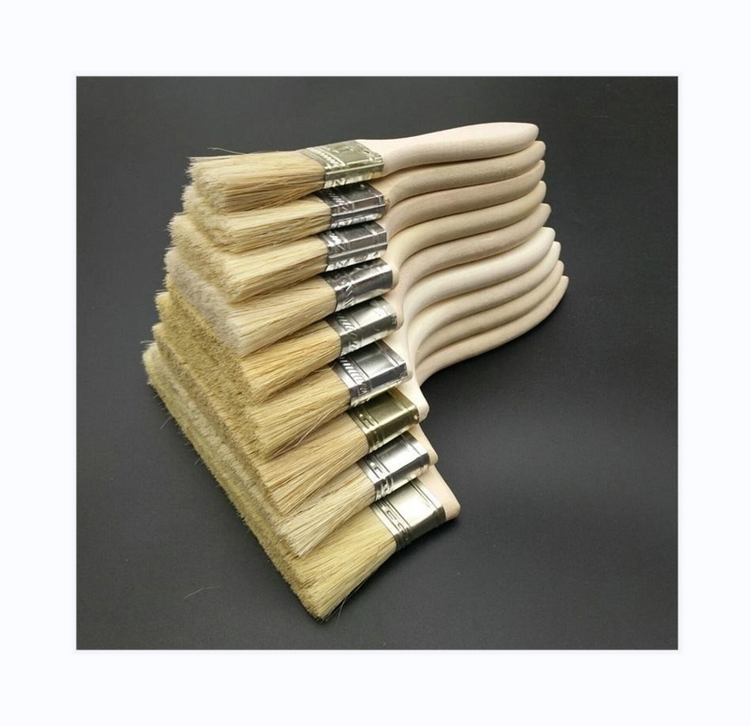 Reine Bristles Farbbbürste mit Holzgriff und Epoxykleim für Wandfarbe