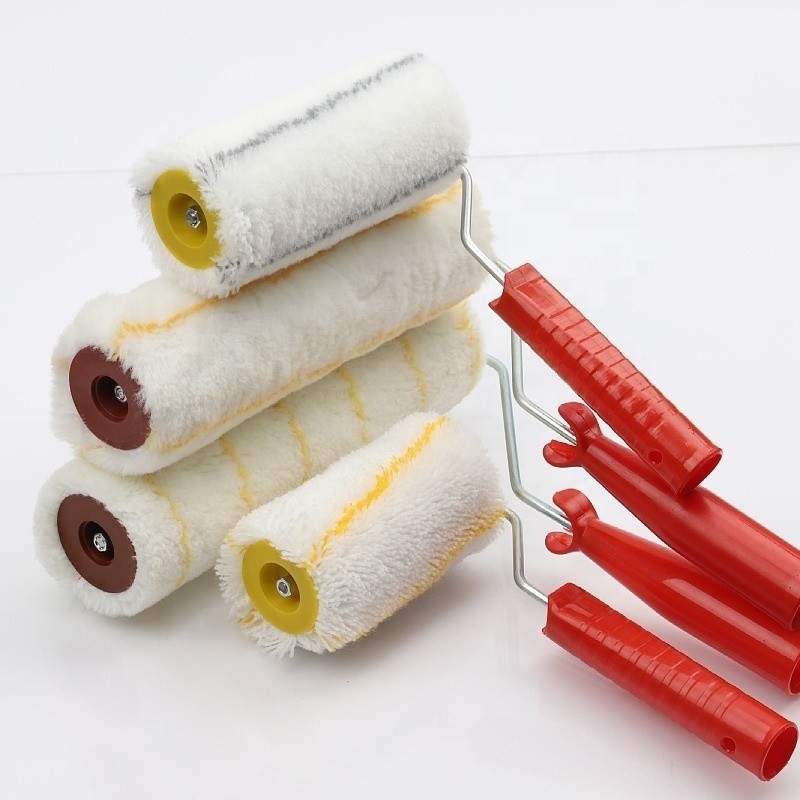 Gemachte Blumen Wanddekoration Weiches Gummi Wandmuster Design Farbe Roller Bürste