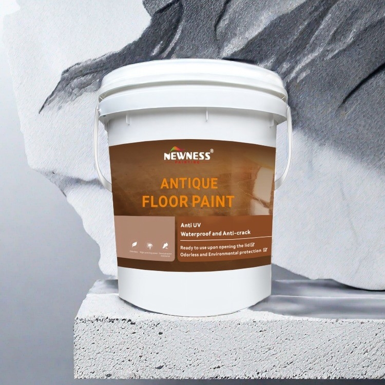 Wasserdichte und rutschfeste Acryl-Epoxypolyurethan-Bodenfarbe für Beton 20 kg/BUCKET