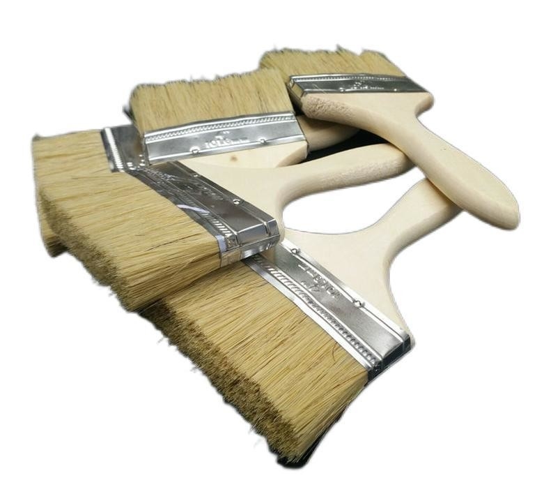 OEM-Distributor kundenspezifische Unterstützung Holzgriff Malen Bürsten für Wandmalerei