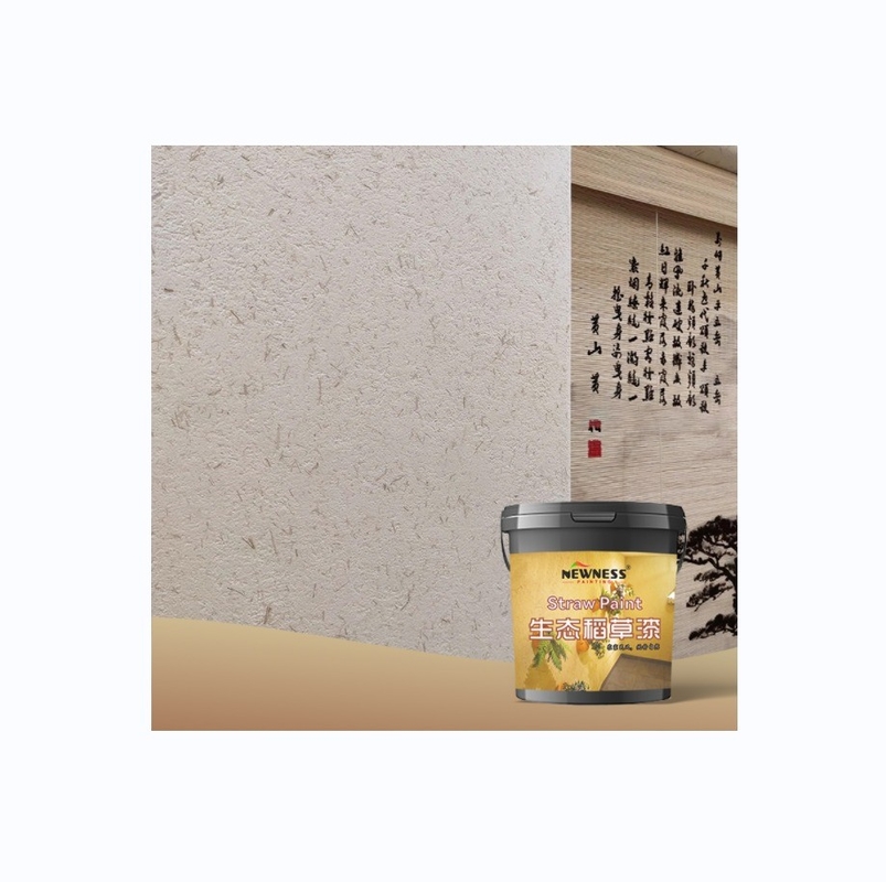 Volumen 20KG/Tasche Mahlzeiten in natürlicher Pastoral Art Boden Lehm Stroh Schlamm Wandmalerei