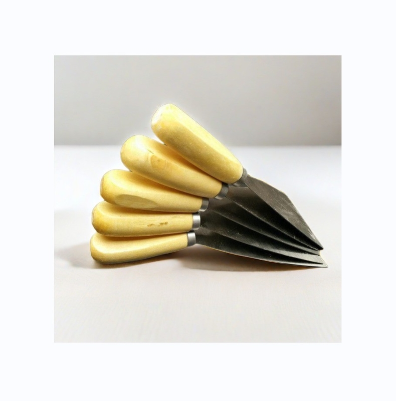 6 Blades Set Farbschaber mit langem Griff zum Holzfensterglas und Tapetenstrippen