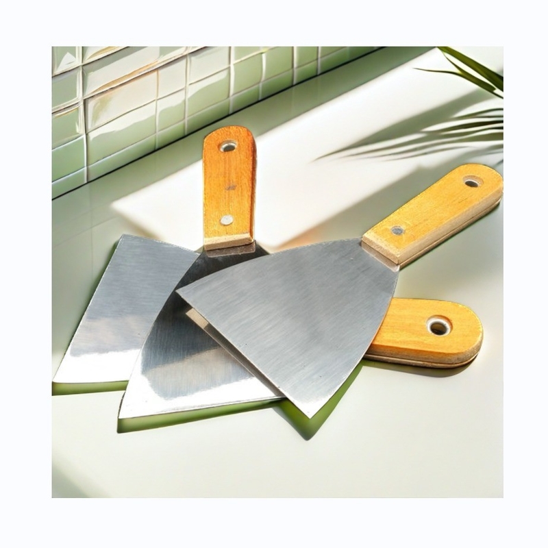 DIY Edelstahl Putty Scraper Tool Kit mit 15cm 30cm 45cm Klingen Kunststoffgriff