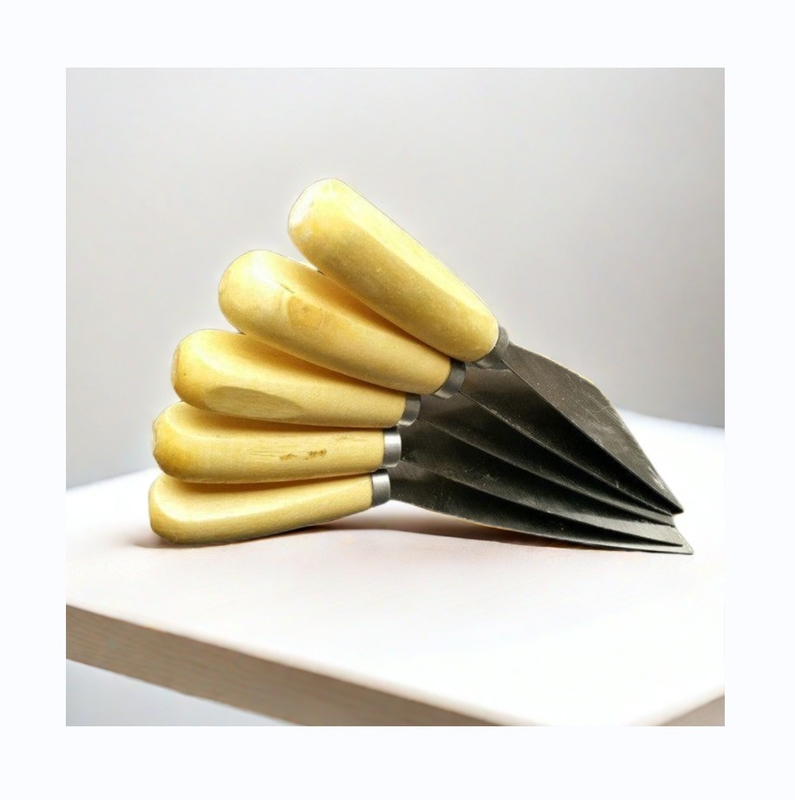 Lange-Handle Putty-Messer mit 6 Klingen für Holzfensterglas und Tapetenentfernen