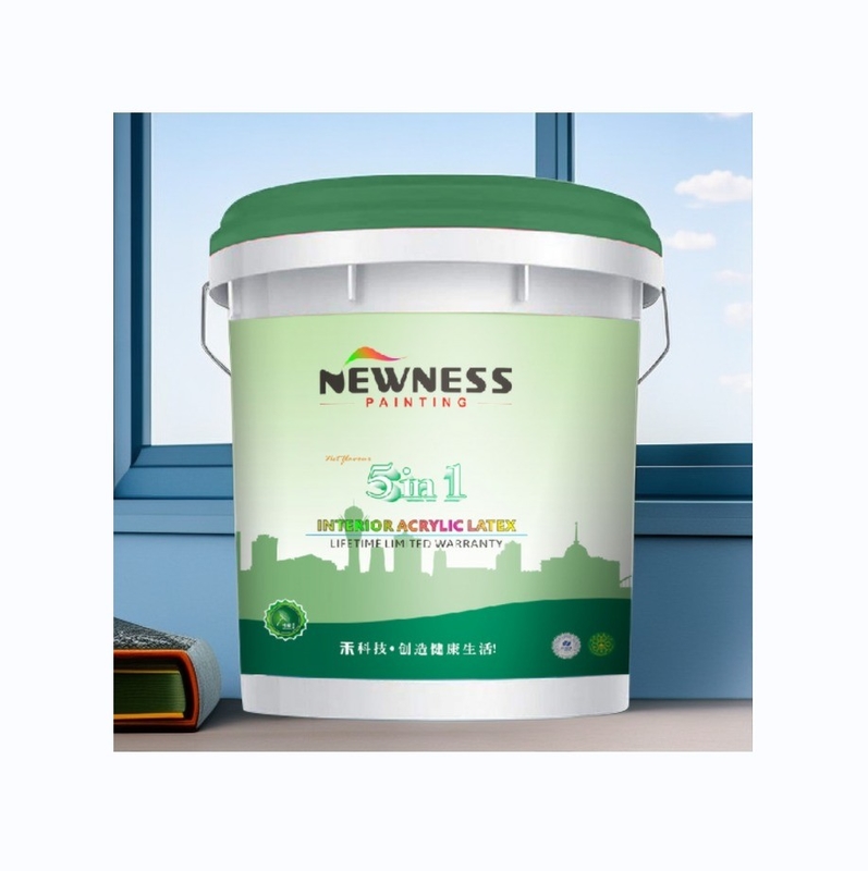 Netto-Formaldehyd-Vorteil Matte Acryl-Innenraum Latexfarbe für ein professionelles Aussehen