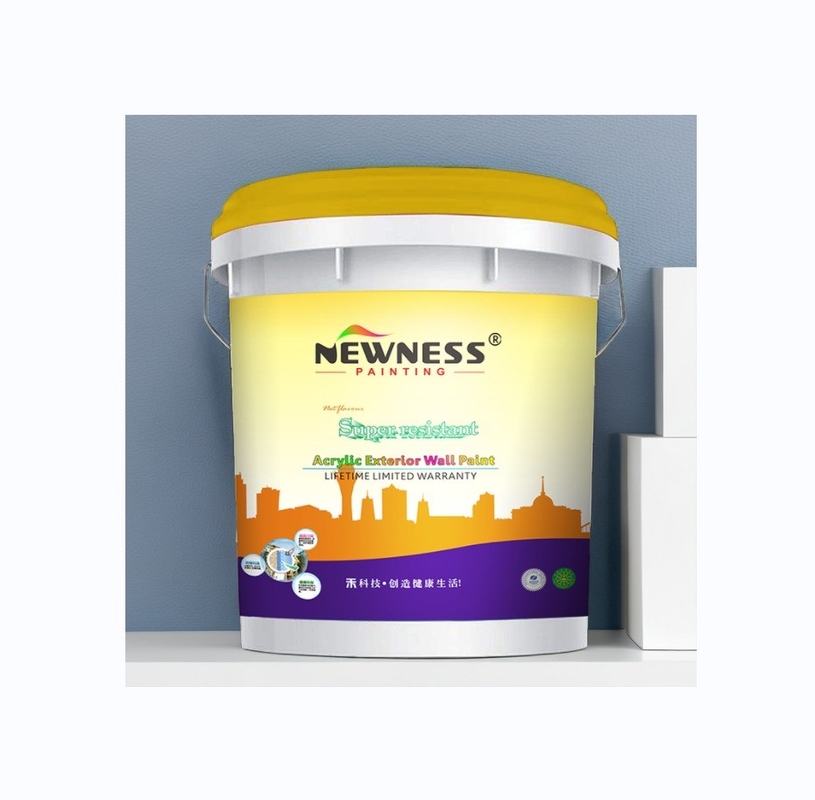 20 KG/BUCKET Staubdämpfer Waschbares Acryl-Rohwandfarbe für den Außenbereich CAS-Nr. 9003-01-4