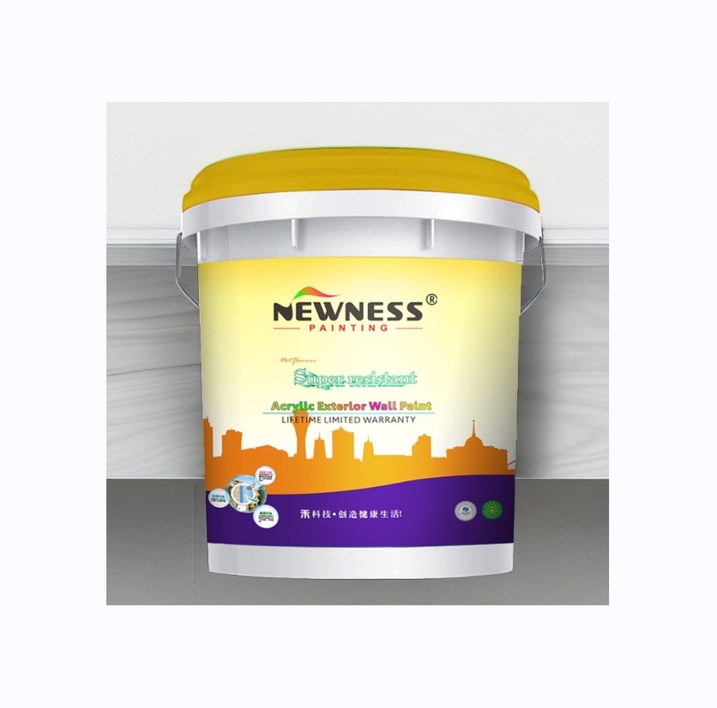 Glanzende Latexfarbe für den Außenbereich mit optionaler glänzender Veredelung und CAS-Nr. 9003-01-4
