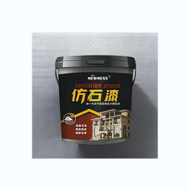 Wasserdicht Hauptrohstoff Acryl Farbiger Steinspray Marmor Flake Außenwandfarbe