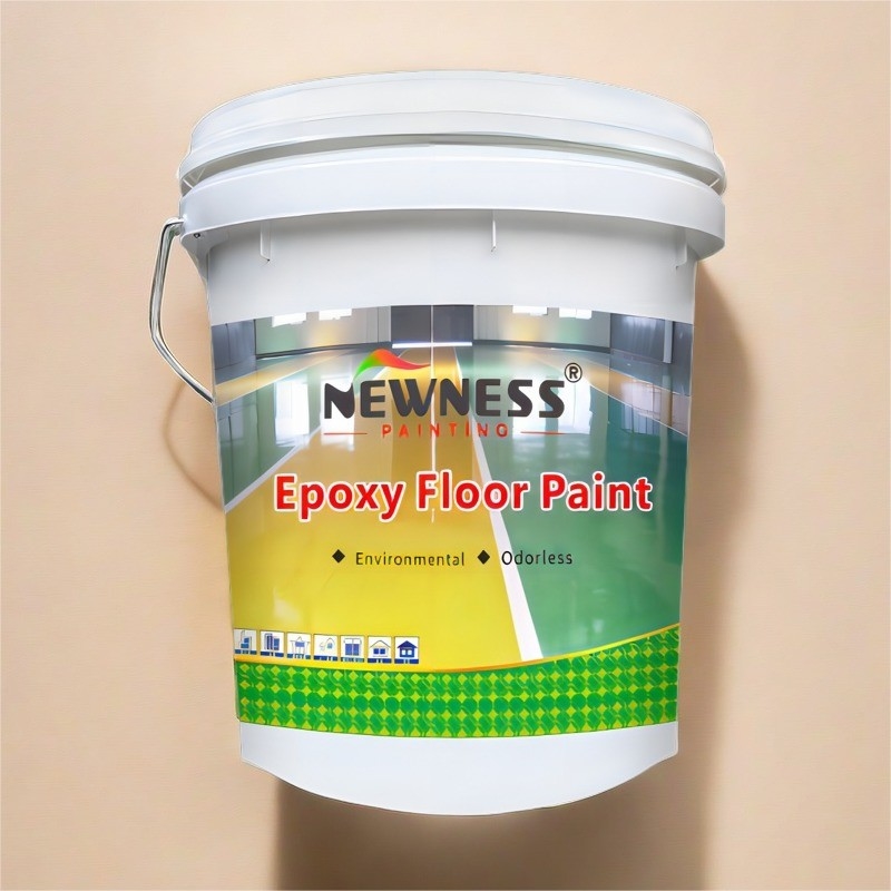 Wasserbasierte Epoxy-Bodenbeschichtung Hochglänzende Flüssigkeitsbeschichtung für Garage Warehouse Office