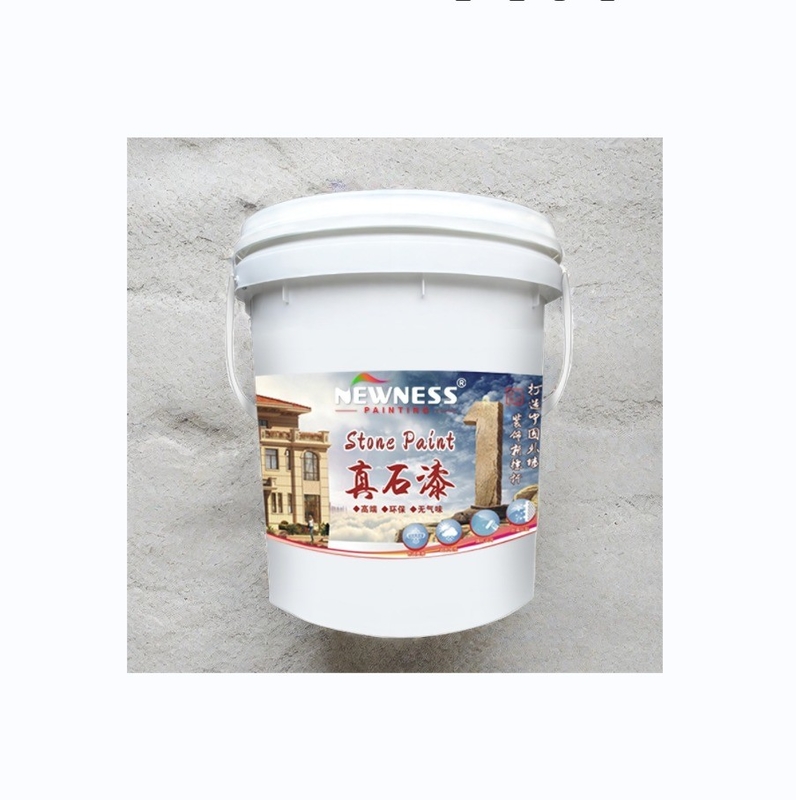 Leicht zu Acryl Stein Effekt Außen Granit Flakes Beschichtung für Stein Textur Farbe